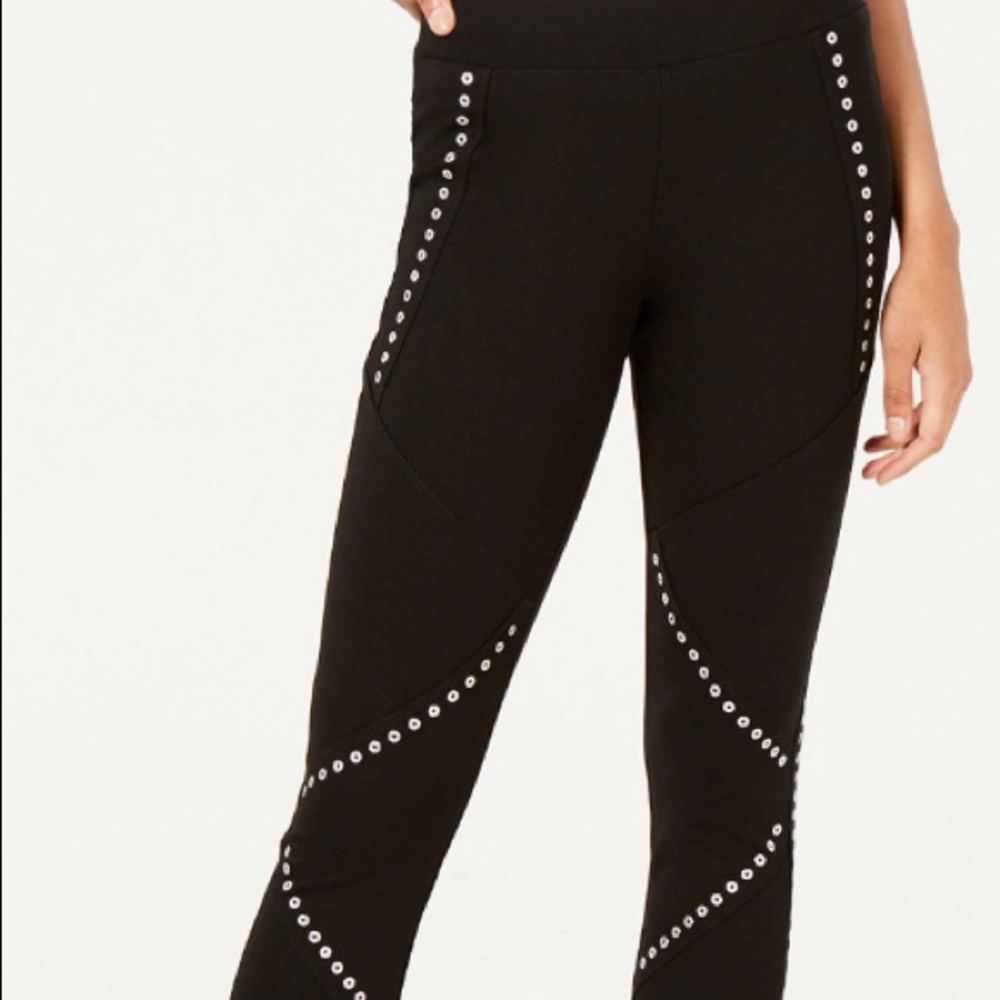 🆕 Bar III Black pants with silver grommets